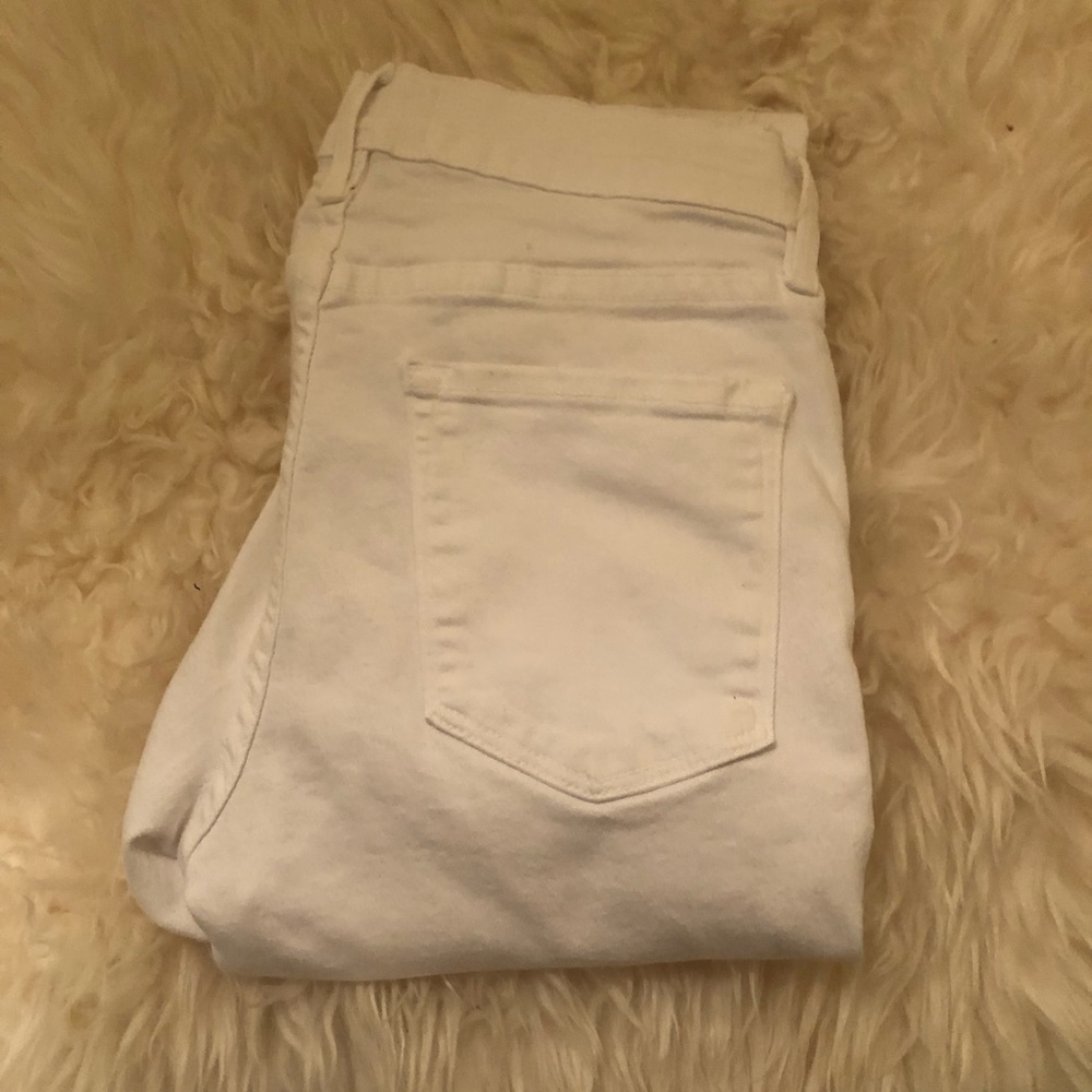 White FRAME Skinny Jeans